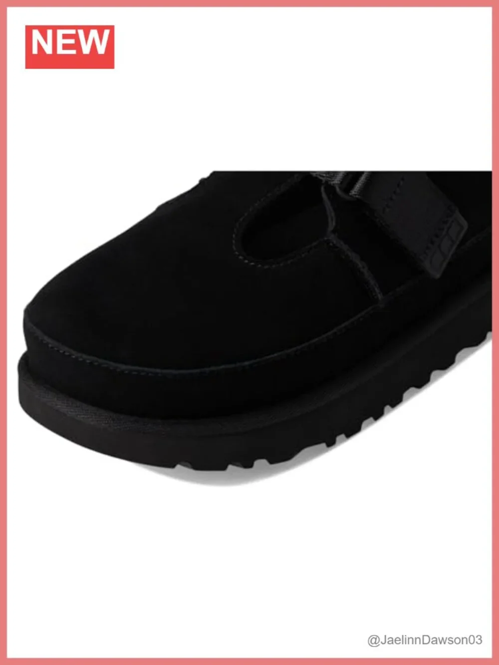 Suede Mary Jane Flats with Adjustable Strap Hook & Loop